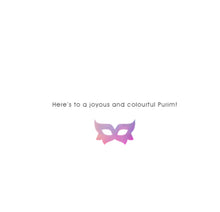 Load image into Gallery viewer, Purim Greeting Card - Masks
